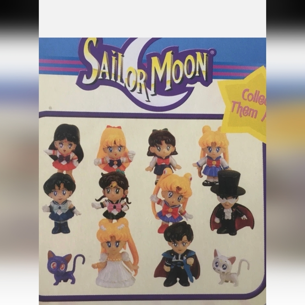Vintage SAILOR MOON 1990s PVC Collection Scouts, Prince & Felines 8 Figures - Picture 9 of 10